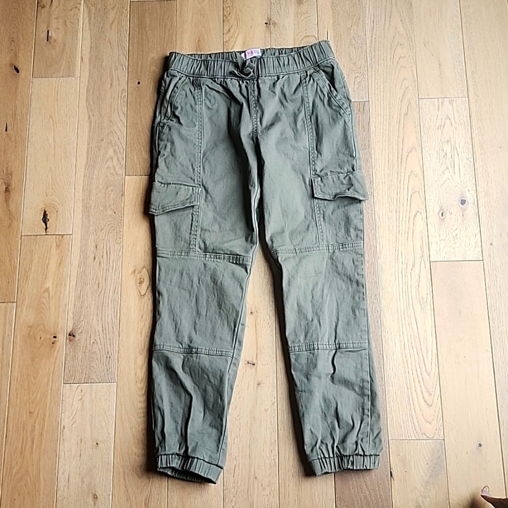 Girls pull-on cargo joggers